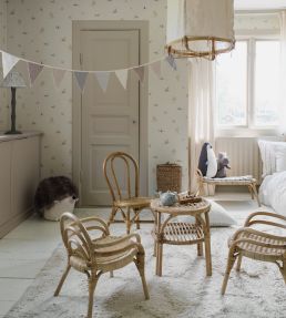 Little Fox Wallpaper by Borastapeter Linen