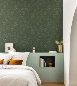 Little Graminea Wallpaper by Caselio Vert Anglais
