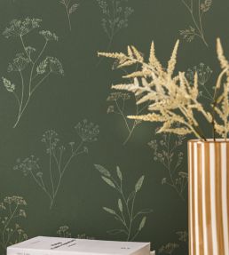Little Graminea Wallpaper by Caselio Vert Anglais