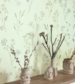 Little Graminea Wallpaper by Caselio Vert D'eau