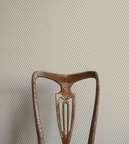 Little Lattice Wallpaper by Ottoline Blue