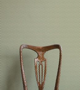 Little Lattice Wallpaper by Ottoline Green