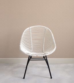 Little Lattice Wallpaper by Ottoline Pink