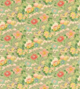 Little Magnolia Fabric by GP & J Baker Emerald