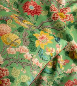Little Magnolia Fabric by GP & J Baker Emerald
