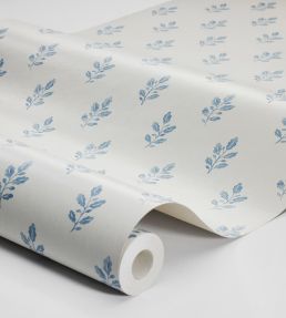 Little Oak Wallpaper by Borastapeter Blue