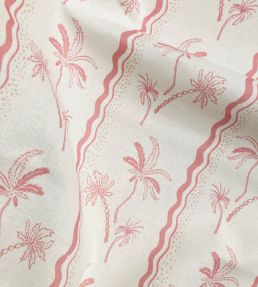 Little Palm Fabric by Kate Medlicott Panther-Rose