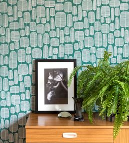 Little Trees Metallic Wallpaper by MissPrint Talos