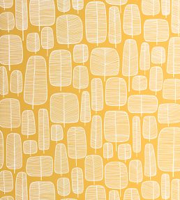 Little Trees Wallpaper by MissPrint Yellow
