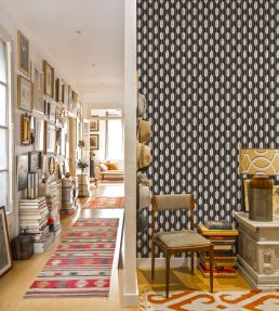 Llengues Wallpaper by Coordonne Black