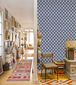 Llengues Wallpaper by Coordonne Blue