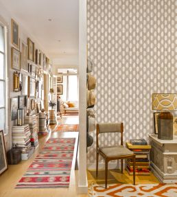 Llengues Wallpaper by Coordonne Cream