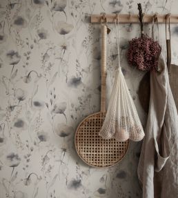 Lo Wallpaper by Sandberg Sage Green