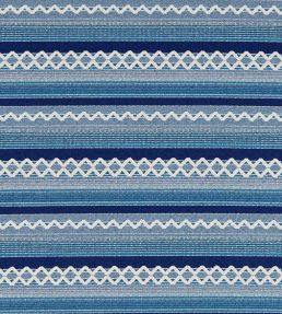 Lock Stitch Fabric by Scion Indigo/Denim/Coast Blue