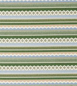 Lock Stitch Fabric by Scion Pine/Forest/Coast Blue