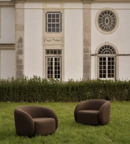 Loggia Fabric by Lizzo Chocolate