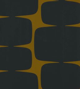 Lohko Wallpaper by Scion Tumeric / Charcoal