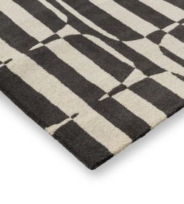 Scion Lohko Stripe rug Charcoal 123105120180-US Charcoal