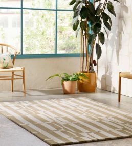 Scion Lohko Stripe rug Pebble 123101120180-US Pebble