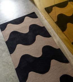 Marimekko Lokki Runner rug Black 133905070245-US Black