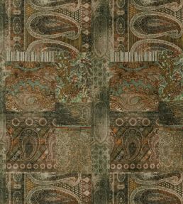 Lomond Velvet Fabric by Mulberry Home Emerald