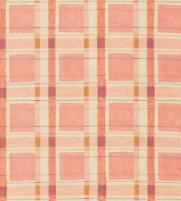 London Check Fabric by George & Minnie Blush