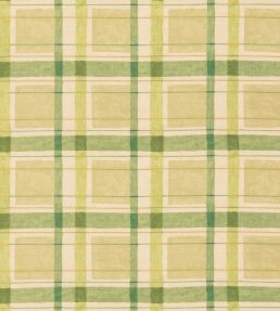 London Check Fabric by George & Minnie Emerald