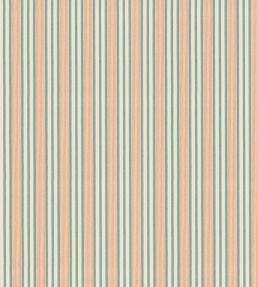 Loom Stripe Fabric by George & Minnie Aqua/Coral