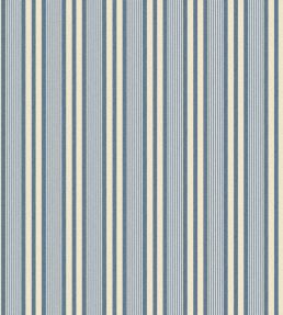 Loom Stripe Wallpaper by George & Minnie Denim
