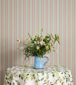 Loom Stripe Wallpaper by George & Minnie Denim