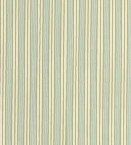 Loom Stripe Fabric by George & Minnie Grass/Aqua
