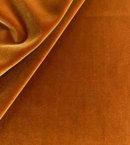 Lord Velvet Fabric by Ian Sanderson Amber