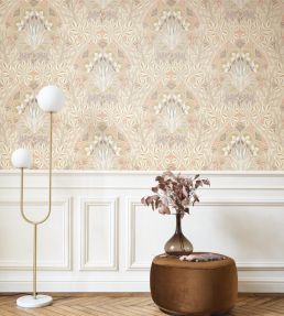 Lords Wallpaper by Casadeco Taupe