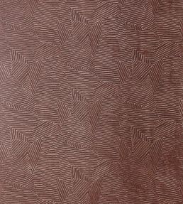 Lore Wallpaper by Casamance Terracotta/Dore