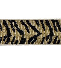 Lorenzo Jacquard Braid 60mm Trimming by Houles Ebano