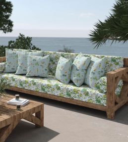 Loriini Fabric by Sanderson Botanical Green