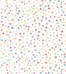 Lots Of Dots Wallpaper by Scion Pistachio / Pimento / Denim