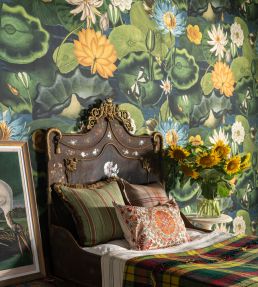 Lotus Blossom Wallpaper by MINDTHEGAP Green