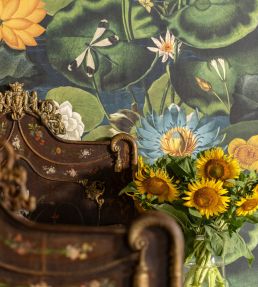 Lotus Blossom Wallpaper by MINDTHEGAP Green