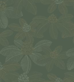 Lotus Wallpaper by Caselio Vert Anglais