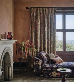 Lotus Garden Fabric by Liberty Lacquer