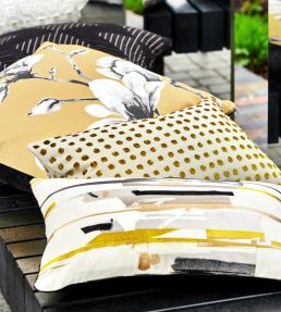 Lotus Fabric by Harlequin Ochre