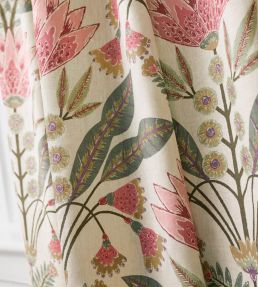Lotus Fabric by Thibaut Cranberry