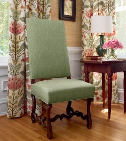 Lotus Fabric by Thibaut Cranberry