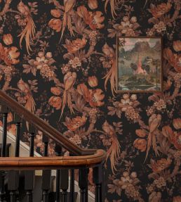 Lovebirds Wallpaper by Divine Savages Black