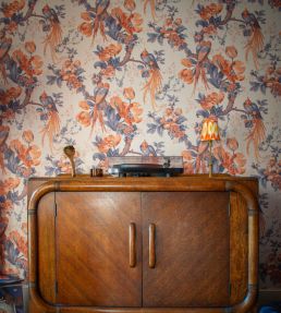 Lovebirds Wallpaper by Divine Savages Papaya