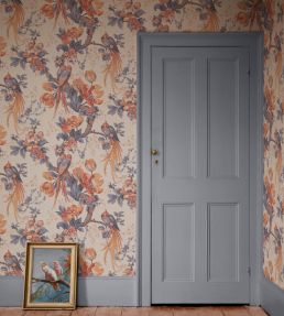 Lovebirds Wallpaper by Divine Savages Papaya