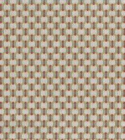 Loveden Fabric by Nina Campbell Ochre/Coral