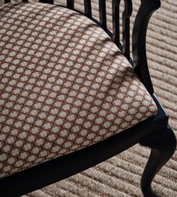Loveden Fabric by Nina Campbell Red/Gold