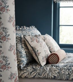 Loveden Fabric by Nina Campbell Red/Gold